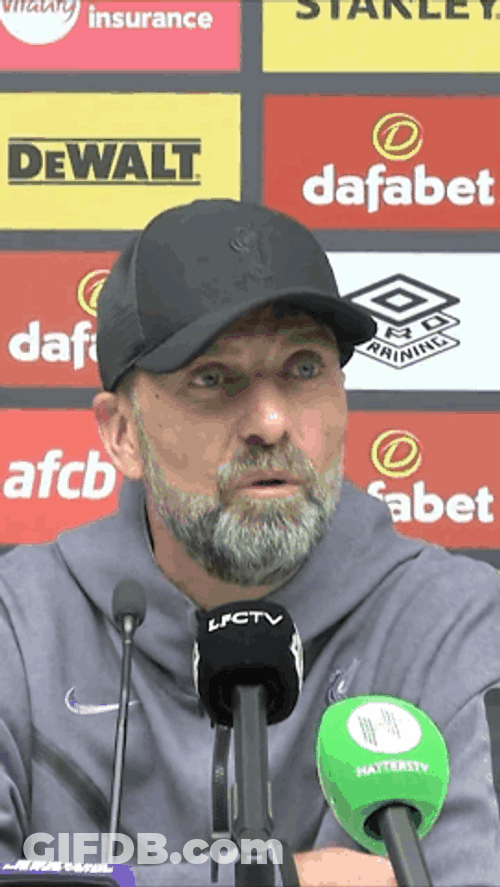 Klopp Press Conference GIF