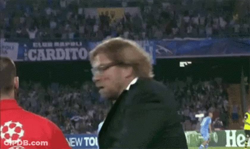 Klopp Scolded His Player GIF