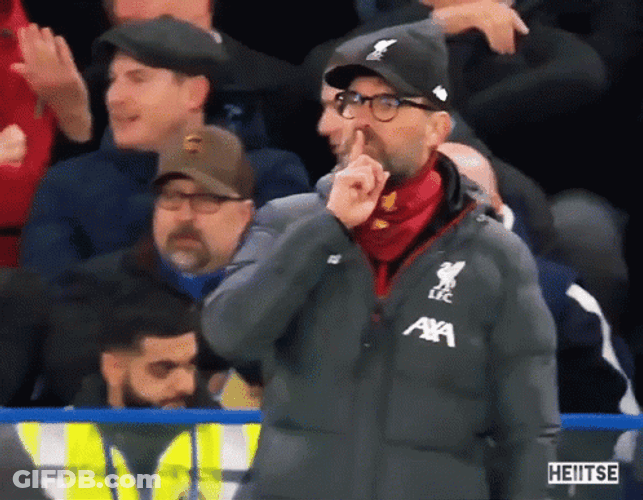 Klopp Silent Please GIF