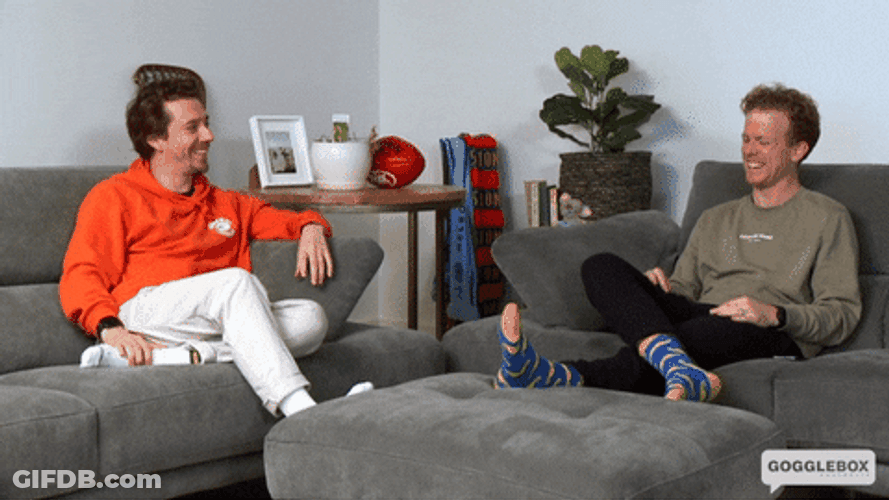 Knee Slapper Googlebox Team GIF