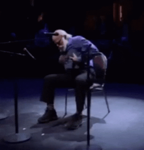 Knee Slapper Old Musician GIF