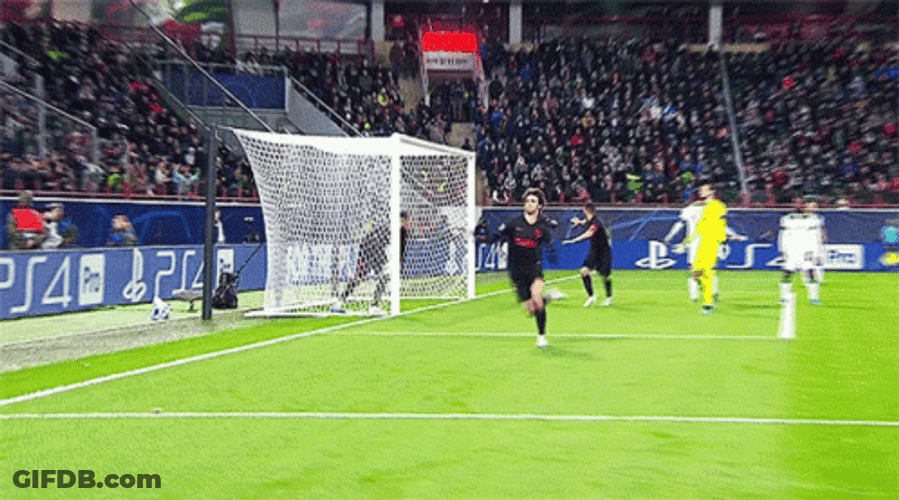 Knee Slide Celebration Joao Felix GIF