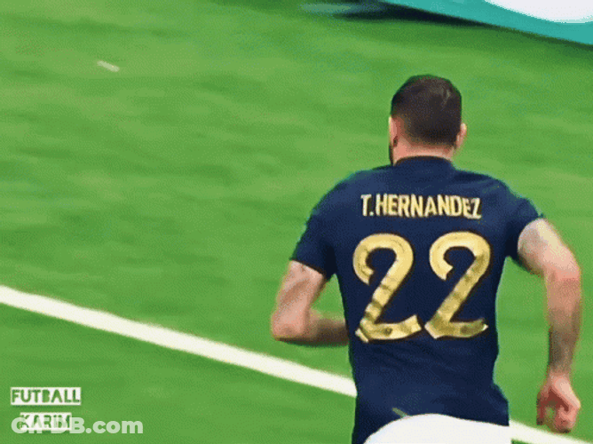 Knee Slide Theo Hernandez GIF