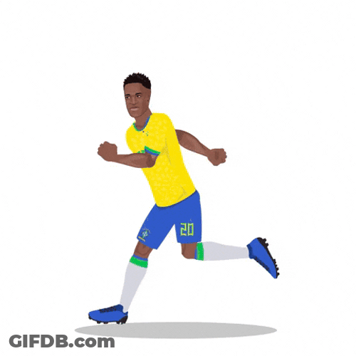 Knee Slide Vini Jr GIF