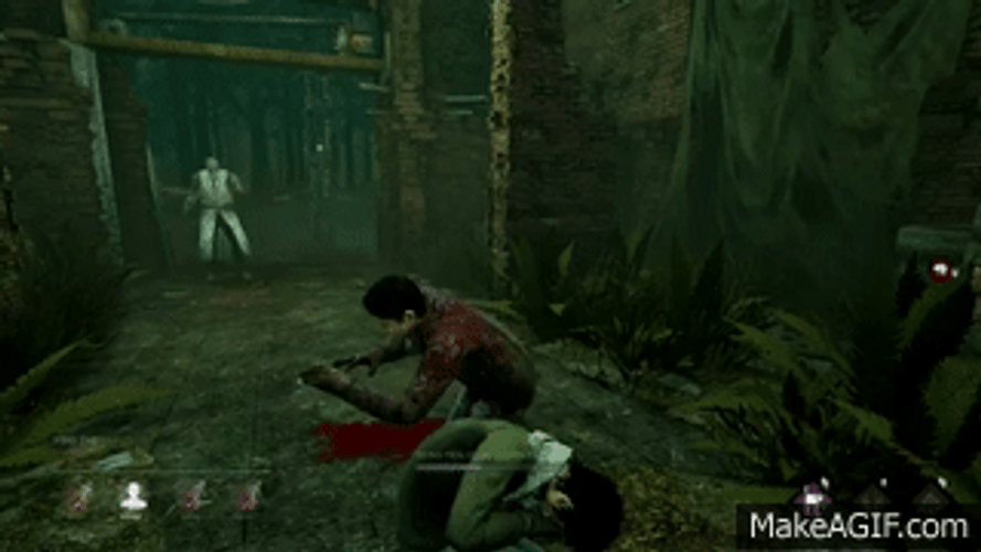 Kneeling Character Dead By Daylight GIF