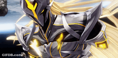 Knight Armor With Yellow Y GIF