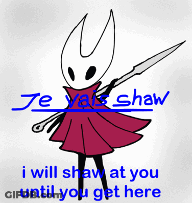 Knight Drawing With Name Shaw GIF