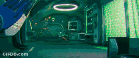 Knight Holding Sword In Front Of Stone Wall GIF