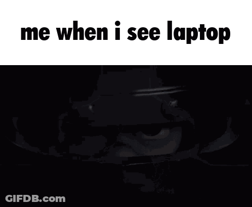Knight Saying Me When I See Laptop GIF