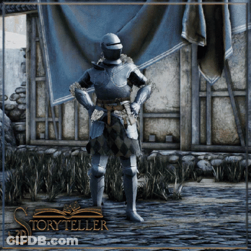 Knight Storyteller 2D GIF