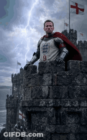Knight With Number 9 On Chest GIF