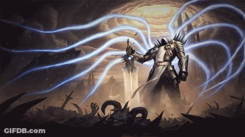 Knight With Sword And Number Lee337 GIF