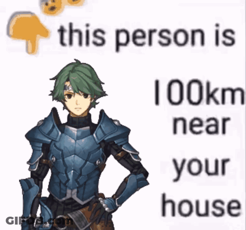 Knight With Text His Persc 41 Km Near You GIF
