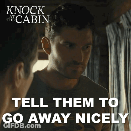 Knock At The Cabin Movie Poster GIF