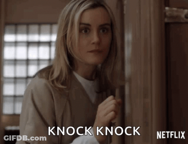Knock Knock Anyone Home GIF