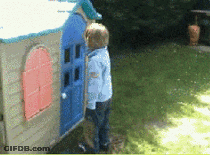 Knock Knock Kids Falling GIF