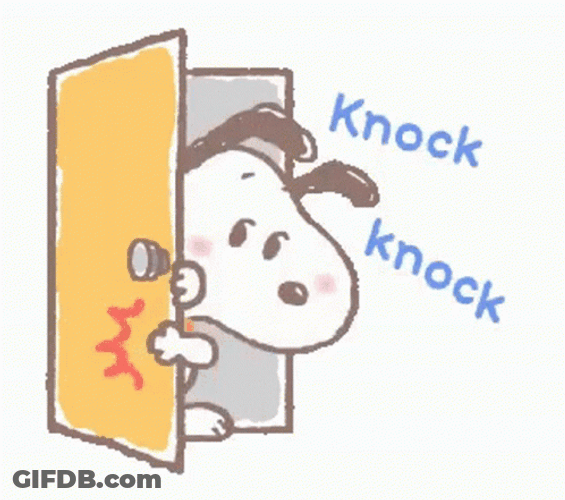 Knock Knock GIF