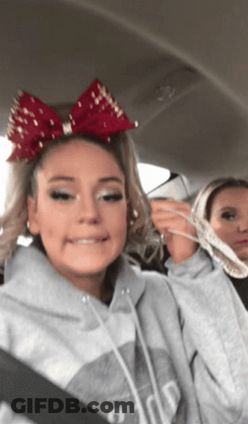 Knock On Wood Head Besties Car GIF