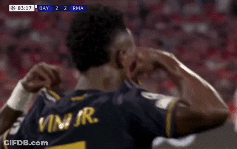 Knock Out Vini Jr GIF