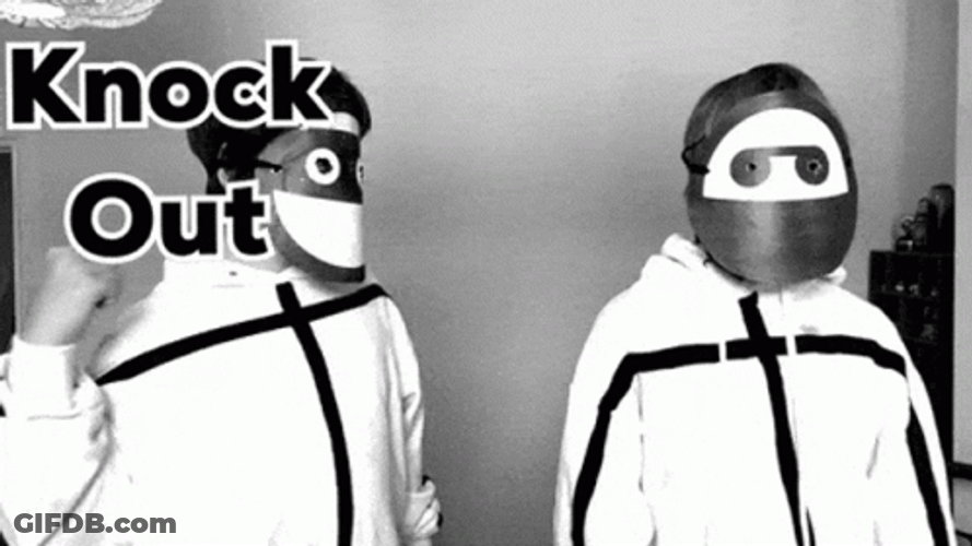 Knockout Punch Stickup Boys Youtuber Tandem GIF