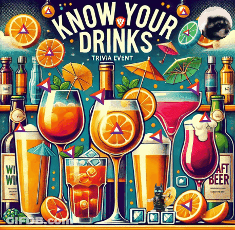 Know Your Drinks Trivia Event GIF