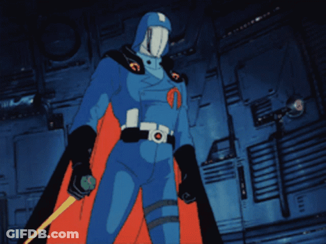 Knowing Is Half The Battle Cobra Commander GIF