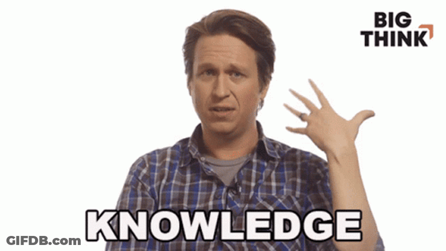 Knowledge By Pete Holmes GIF