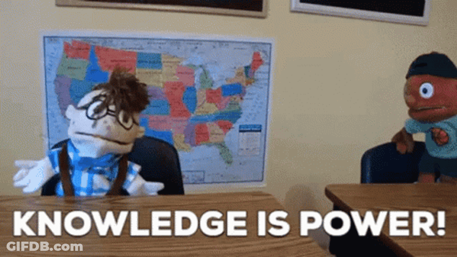 Knowledge Is Power By Cody GIF