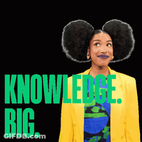 Knowledge Is Vital Because It Gives You Power GIF