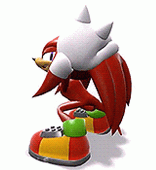 Knuckles The Echidna Dancing Twerk GIF