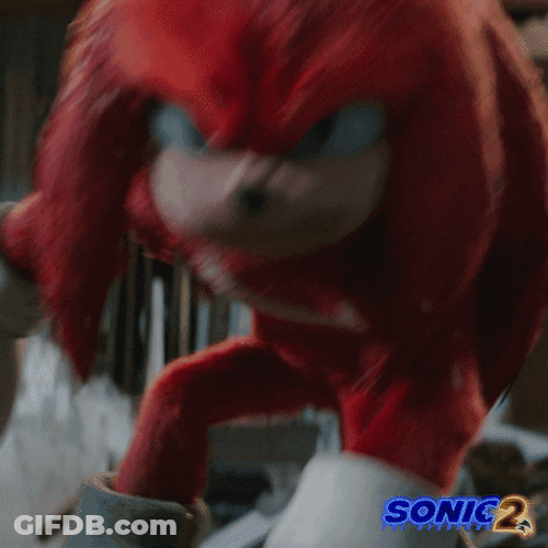 Knuckles The Echidna Fist Bump GIF
