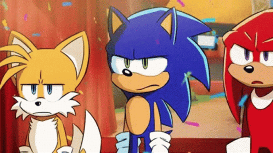 Knuckles The Echidna Irritated Look GIF