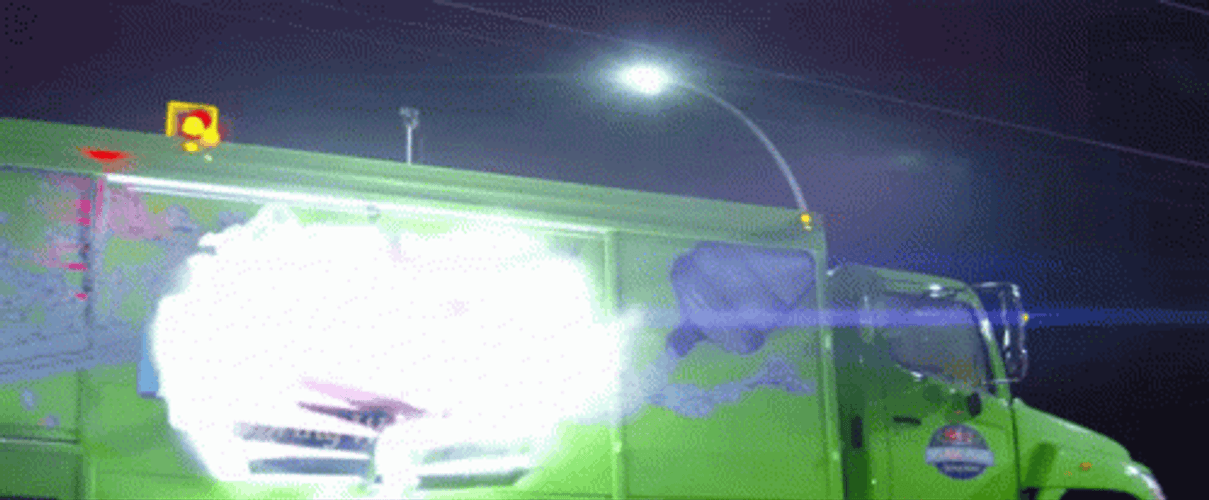 Knuckles The Echidna Smashed From Truck GIF