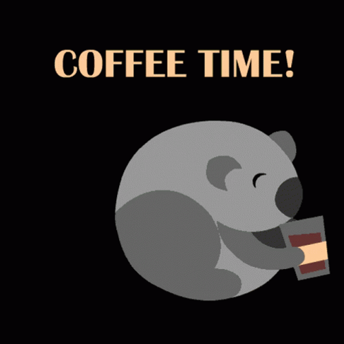 Koala Coffee Time GIF