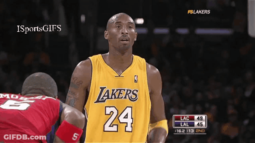 Kobe Bryant Dunk Against Clippers GIF