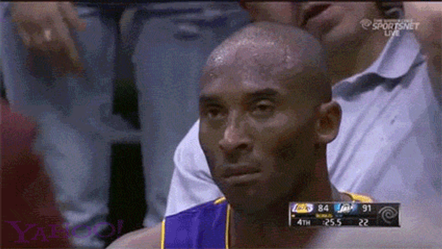 Kobe Bryant Fierce Look GIF