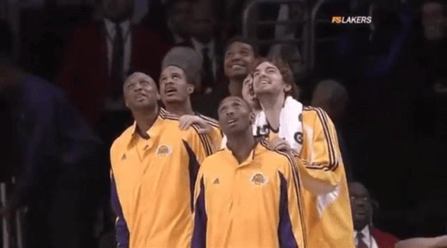 Kobe Bryant Flabbergasted Lakers GIF