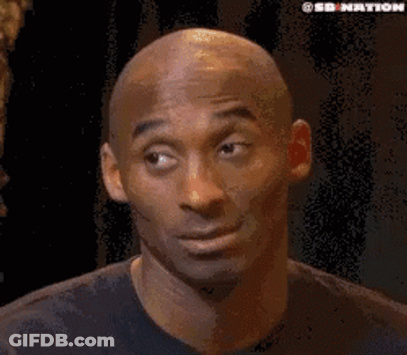 Kobe Bryant Nodding Head GIF