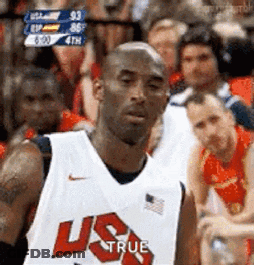 Kobe Bryant Nods Usa Basketball GIF