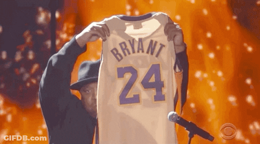 Kobe Bryant Number 24 Jersey GIF