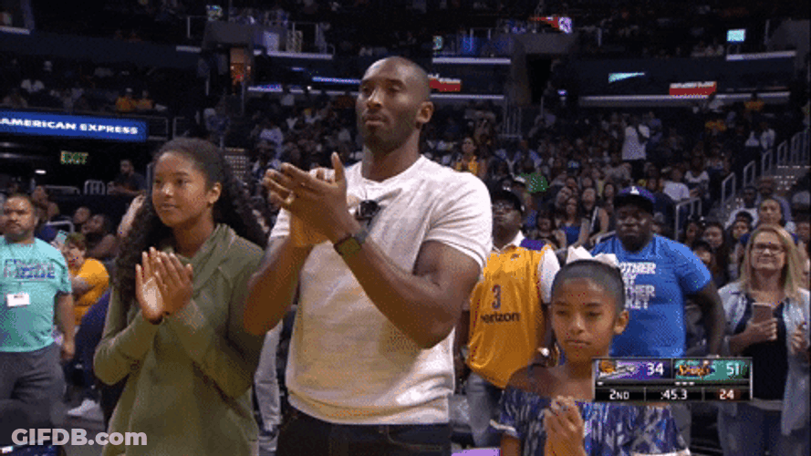 Kobe Bryant Proud Applause GIF