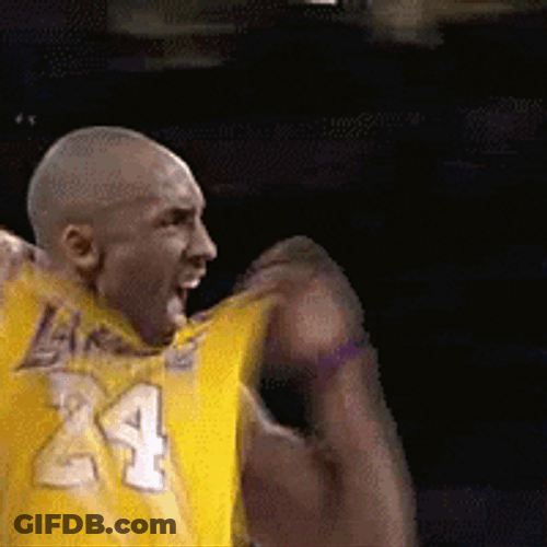 Kobe Bryant Pumped Up GIF