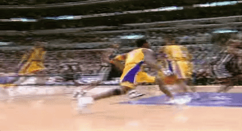 Kobe Bryant Remarkable Dunk NBA GIF
