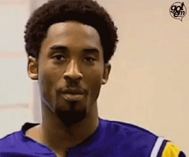 Kobe Bryant Smiling Stare GIF
