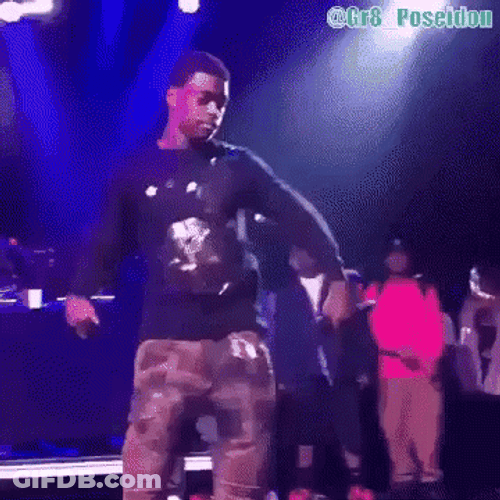 Kodak Black Dancing On The Stage GIF