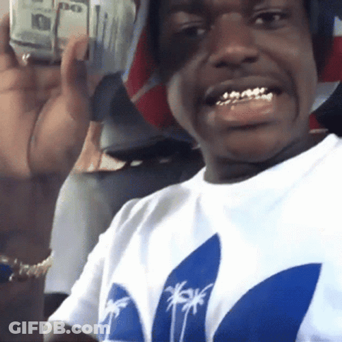Kodak Black Holding Bundle Of Money GIF