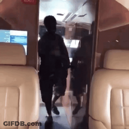 Kodak Black On A Private Plane GIF