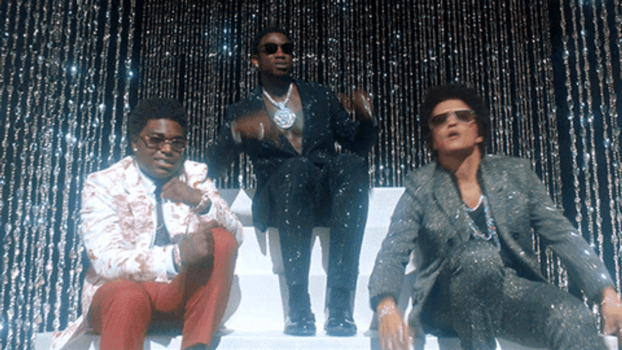 Kodak Black With Gucci Mane And Bruno Mars GIF