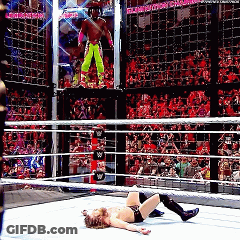 Kofi Kingston Dive GIF