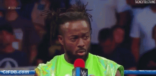 Kofi Kingston Who GIF